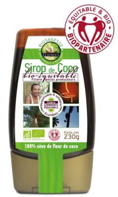 Sirop de fleur de coco BIO & EQUITABLE (flacon 230g)