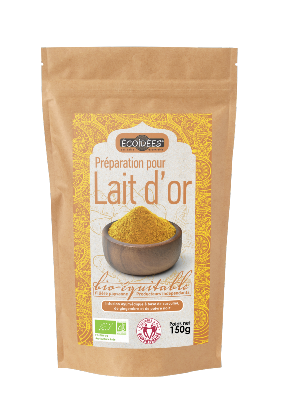 Mélange lait d'or Bio & Equitable 150g
