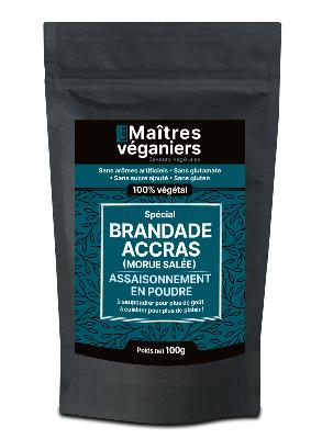 Les Maîtres Véganiers - Assaisonnement végétal - Brandade Accras - 100g