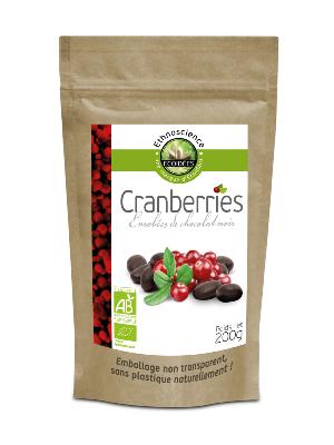 Cranberries au chocolat noir 200g