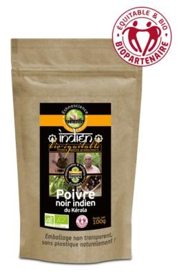 Poivre noir Indien BIO & EQUITABLE 100g