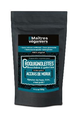 Les Maîtres Véganiers - Croquignolettes - Accras de Morue - 100g
