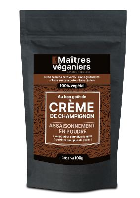 Les Maîtres Véganiers - Assaisonnement végétal - Crème de Champignon - 100g